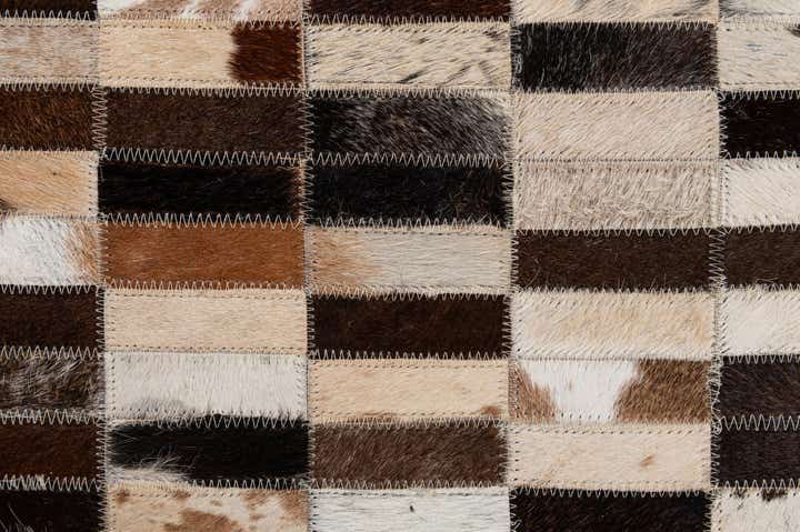 4' 11 x 7' 11 Cowhide - Patchwork Rug