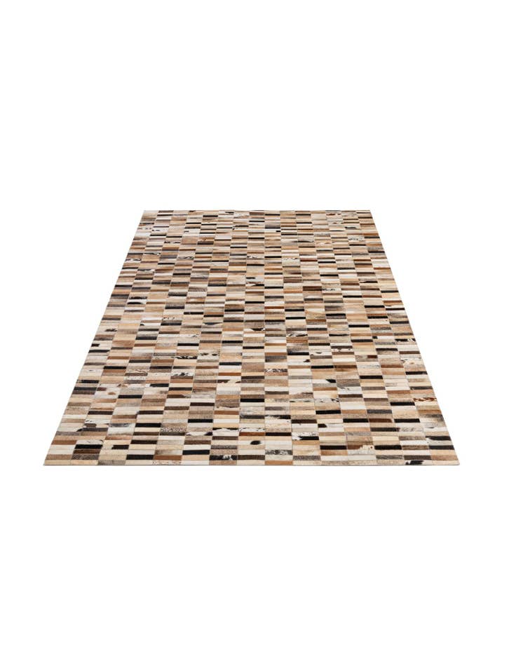 Detail image of 5' x 7' 11 Cowhide - Patchwork Rug