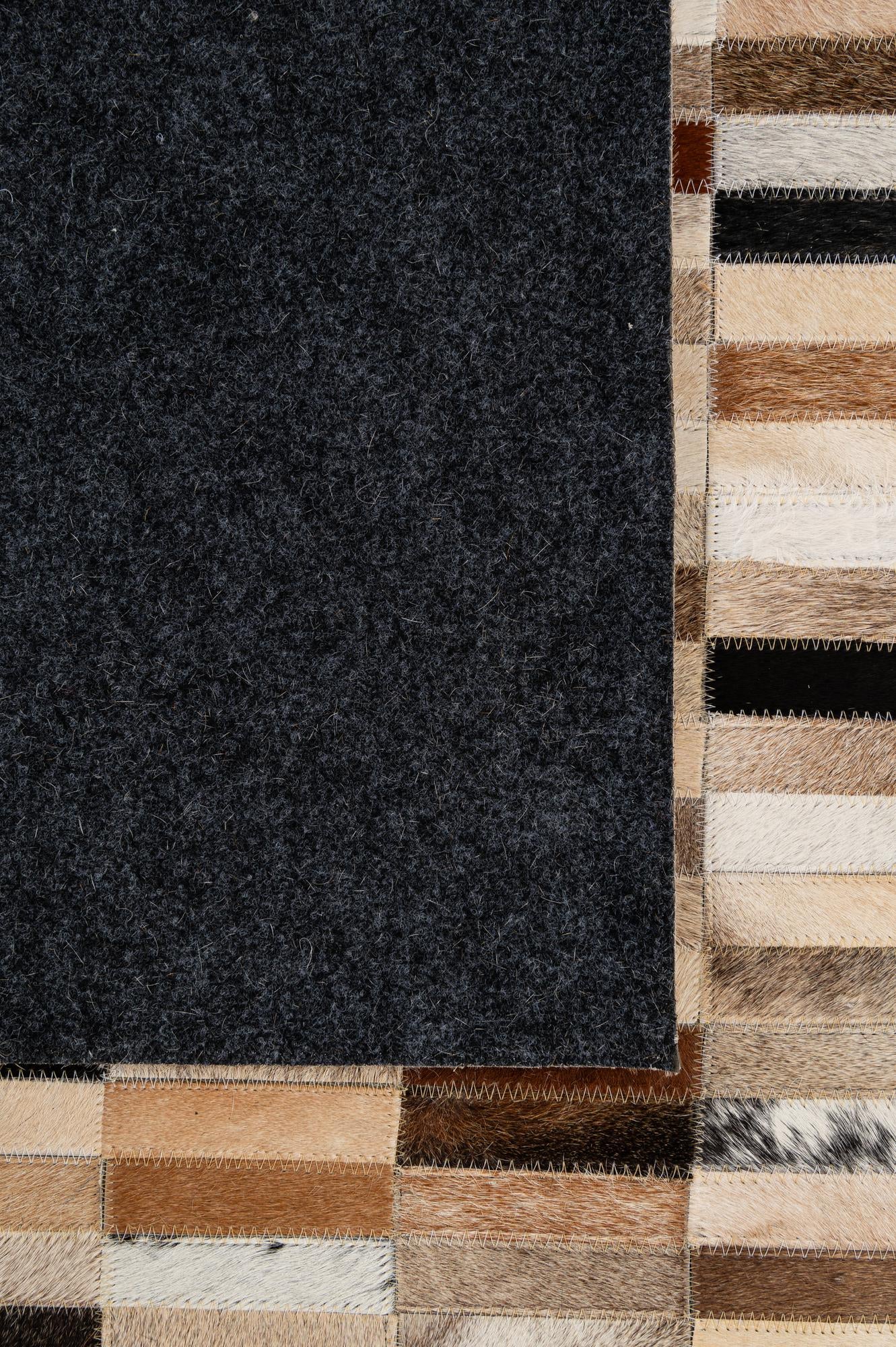 5' x 7' 11 Cowhide - Patchwork Rug