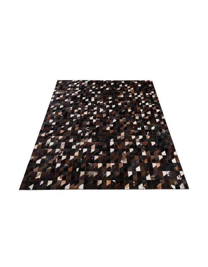 5' 1 x 7' 10 Cowhide - Patchwork Rug