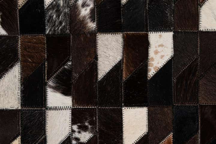 5' 1 x 7' 10 Cowhide - Patchwork Rug