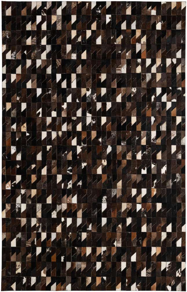 5' 1 x 7' 10 Cowhide - Patchwork Rug