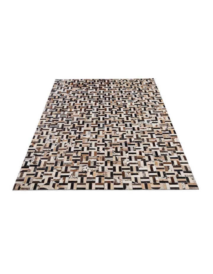 5' x 7' 10 Cowhide - Patchwork Rug