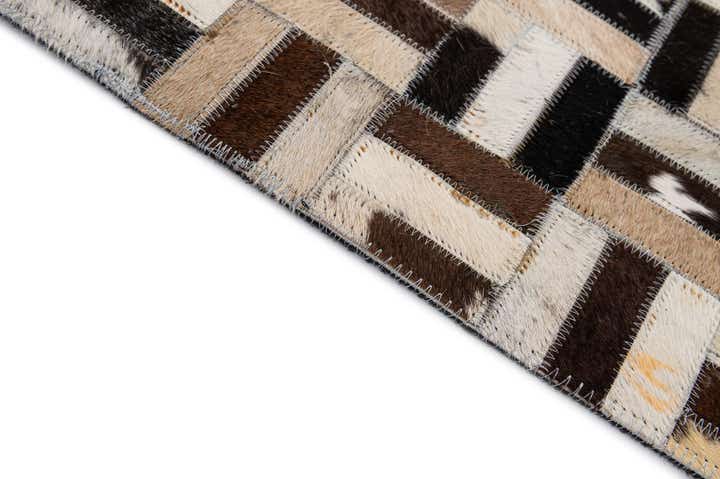 5' x 7' 10 Cowhide - Patchwork Rug