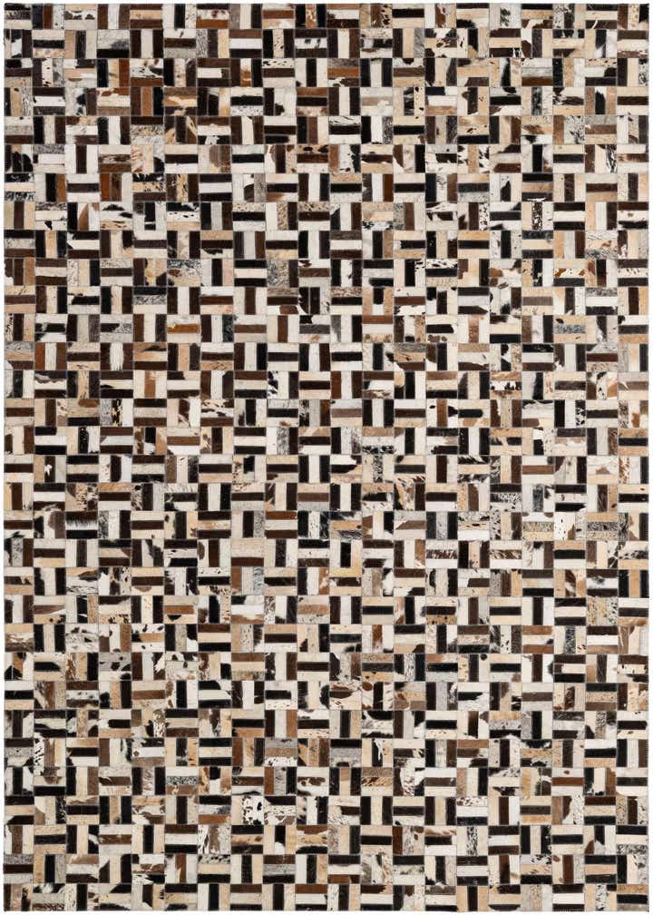 5' x 7' 10 Cowhide - Patchwork Rug