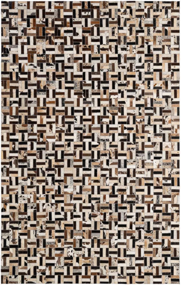 Detail image of 5' x 7' 10 Cowhide - Patchwork Rug