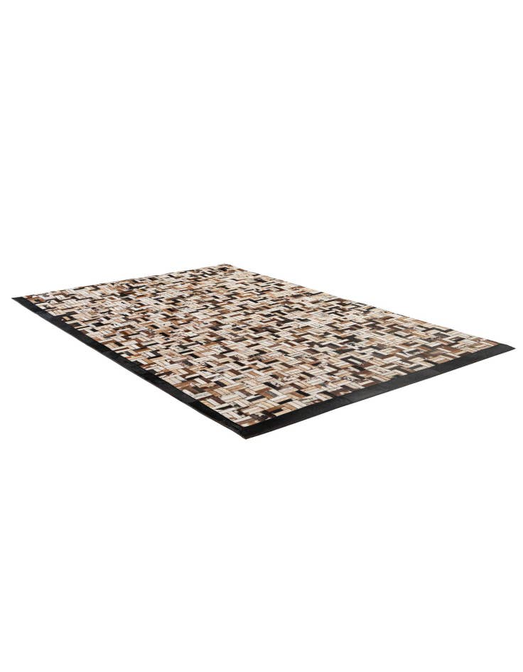 Detail image of 5' 1 x 7' 11 Cowhide - Patchwork Rug