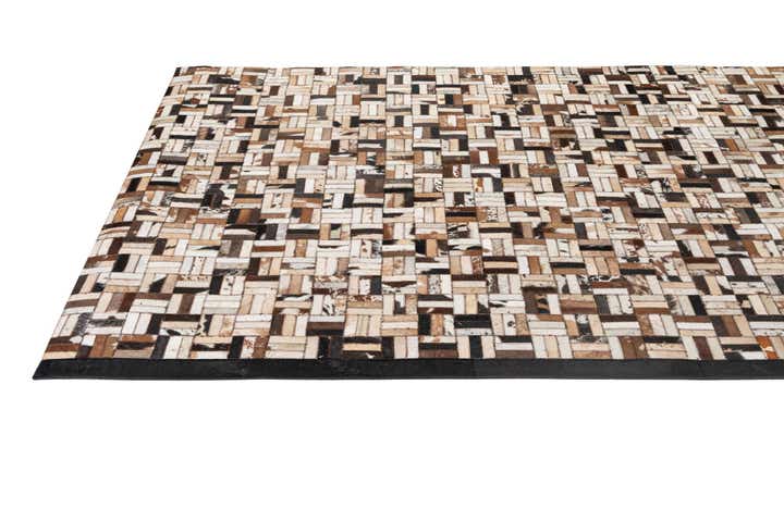5' 1 x 7' 11 Cowhide - Patchwork Rug