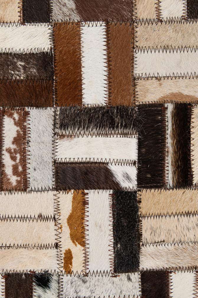 5' 1 x 7' 11 Cowhide - Patchwork Rug