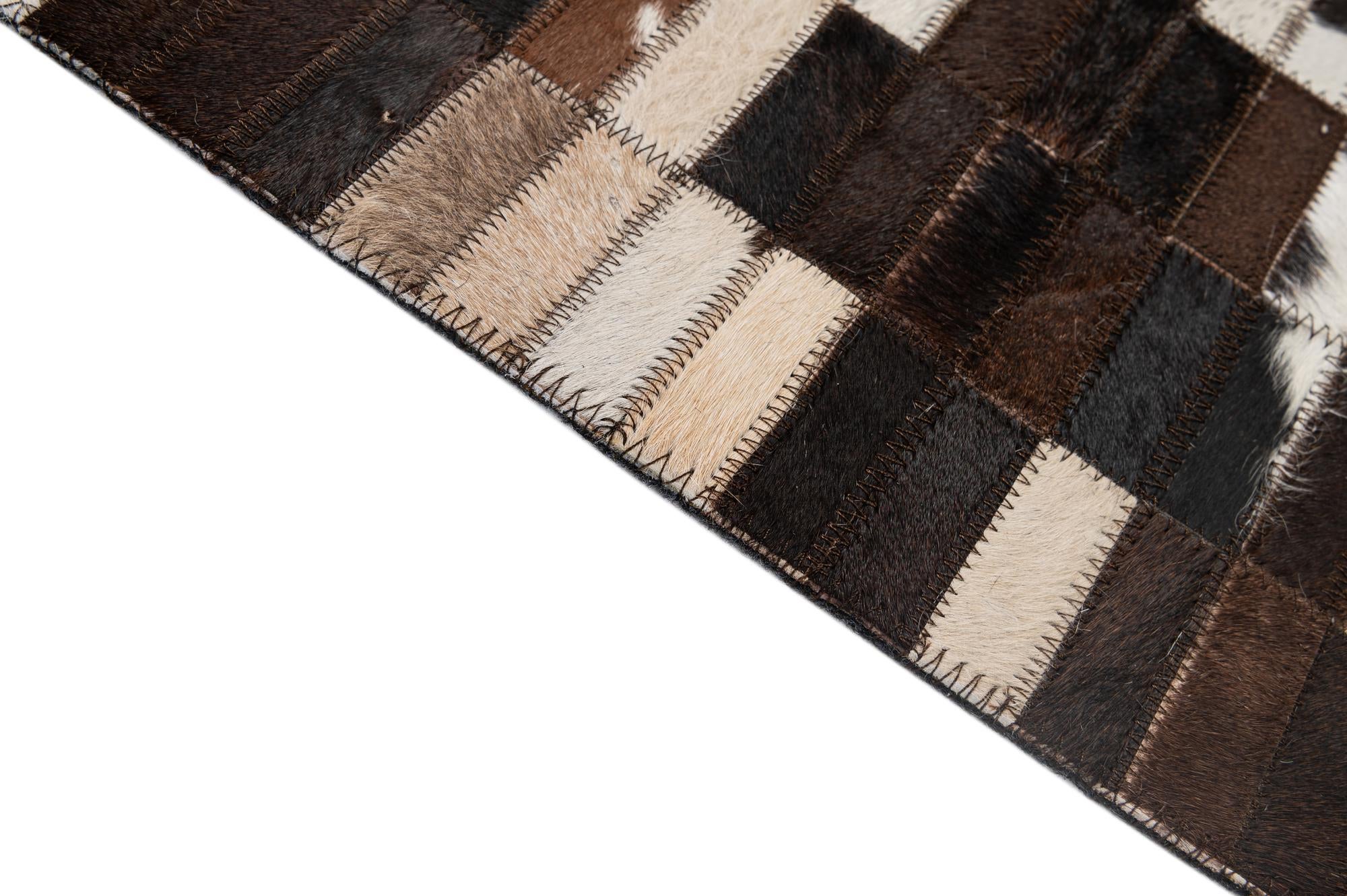 5' x 8' Cowhide - Patchwork Rug