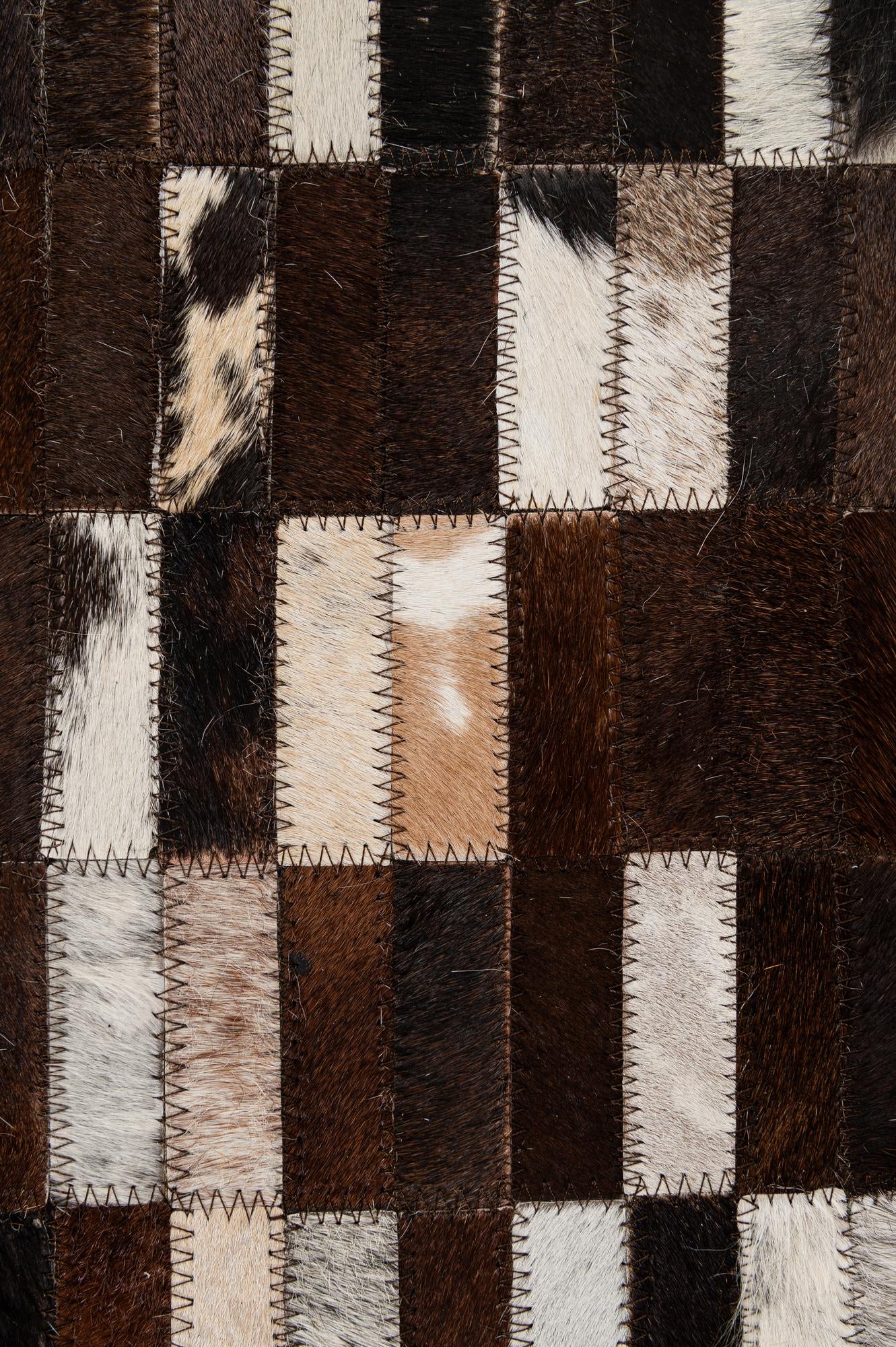 5' x 8' Cowhide - Patchwork Rug