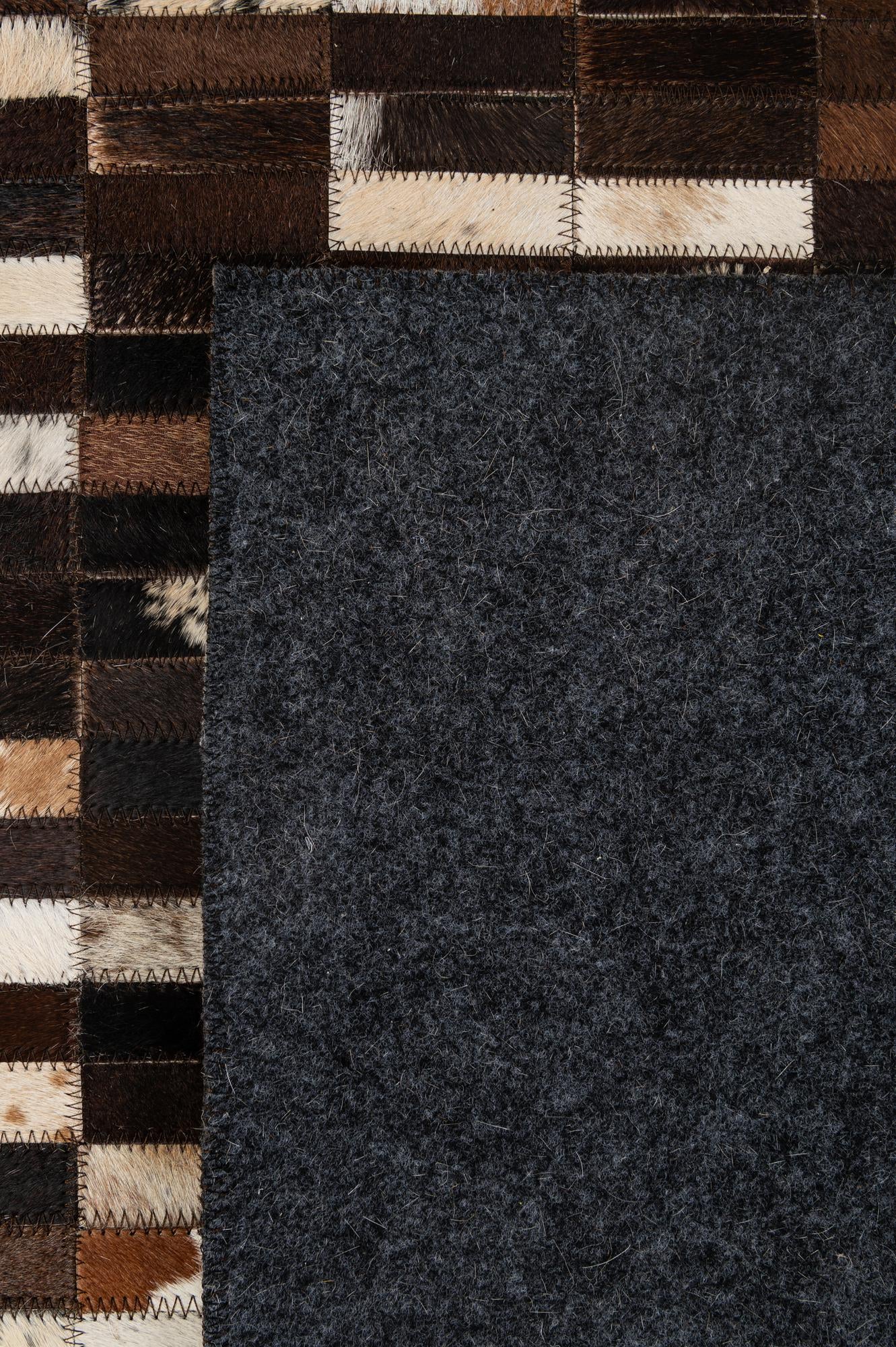 5' x 8' Cowhide - Patchwork Rug