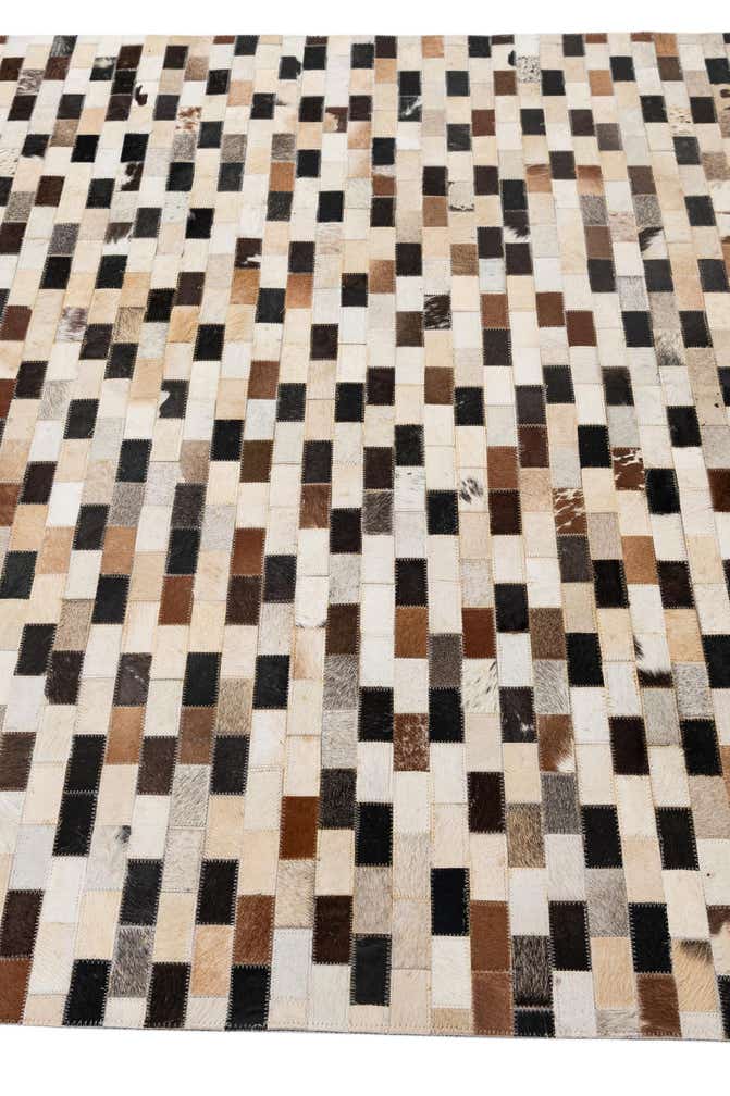 5' 1 x 7' 11 Cowhide - Patchwork Rug