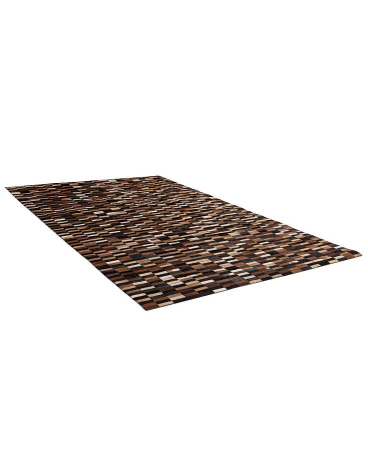 Detail image of 5' x 7' 11 Cowhide - Patchwork Rug