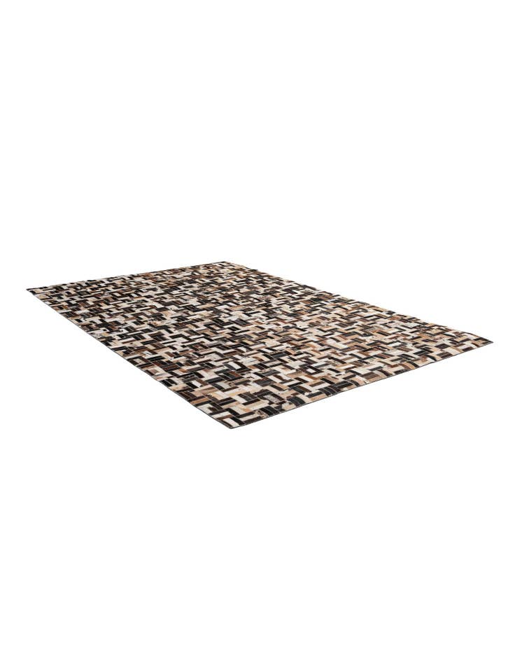 Detail image of 5' x 7' 11 Cowhide - Patchwork Rug