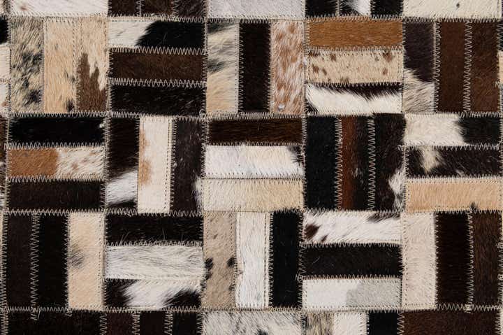5' x 7' 11 Cowhide - Patchwork Rug