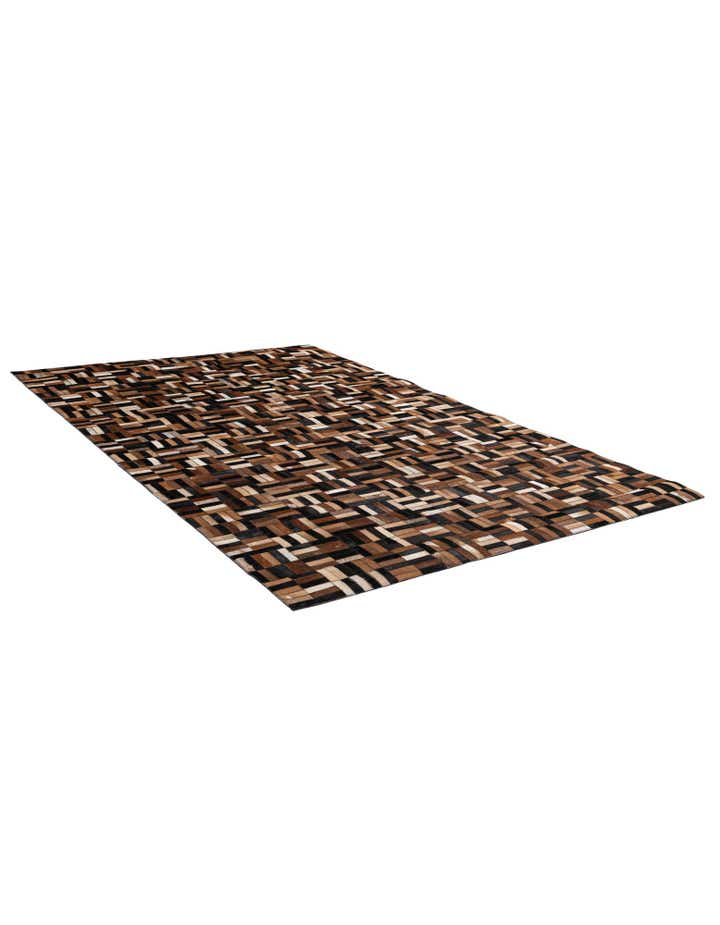 4' 11 x 7' 10 Cowhide - Patchwork Rug