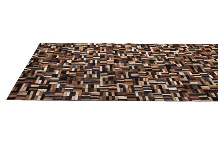 4' 11 x 7' 10 Cowhide - Patchwork Rug