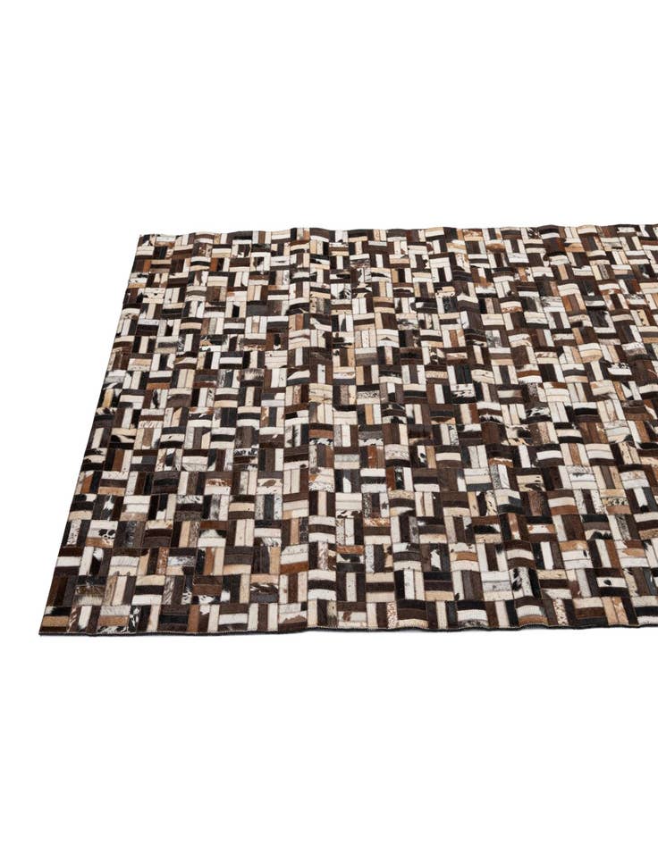 Detail image of 5' x 7' 10 Cowhide - Patchwork Rug