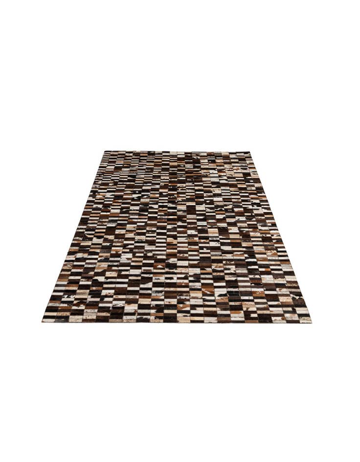 Detail image of 5' x 8' Cowhide - Patchwork Rug