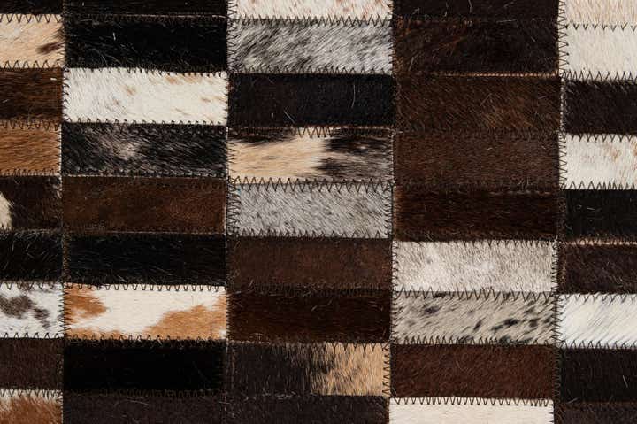 5' x 8' Cowhide - Patchwork Rug