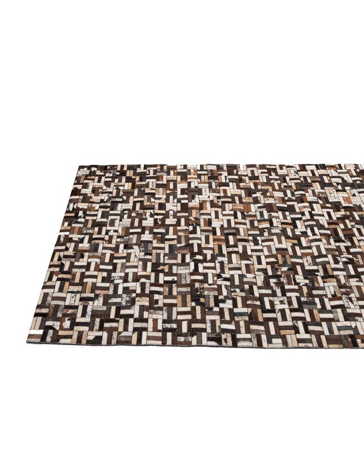 Detail image of 5' x 7' 11 Cowhide - Patchwork Rug