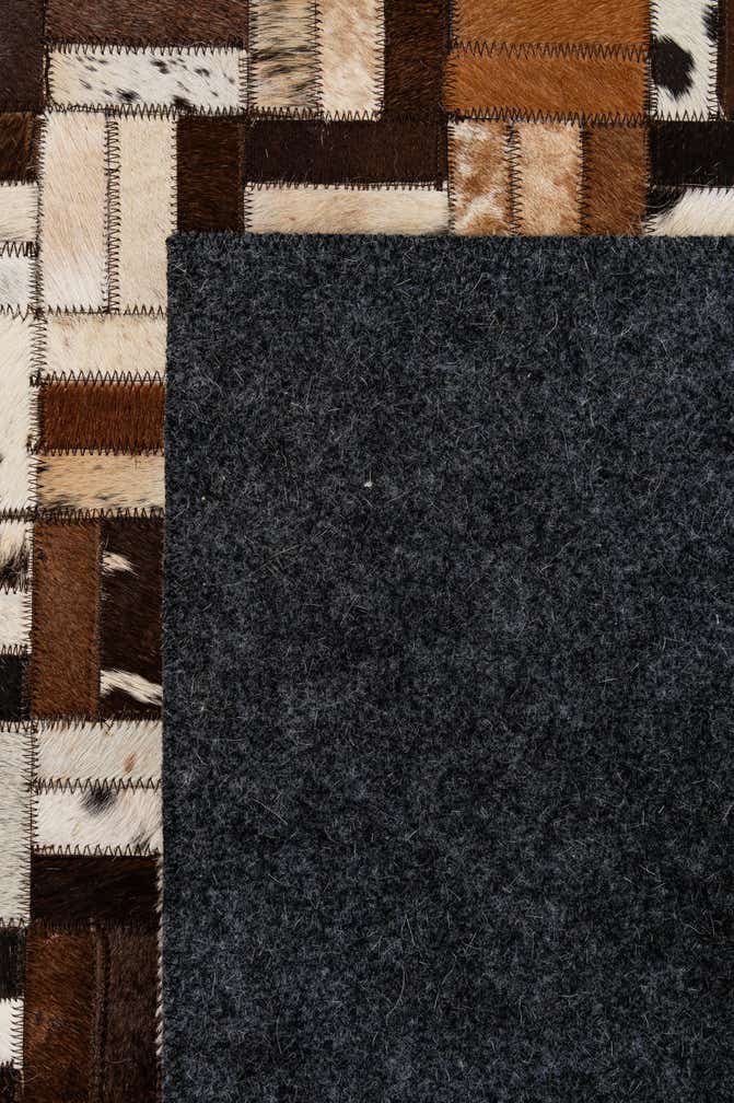 5' x 7' 11 Cowhide - Patchwork Rug