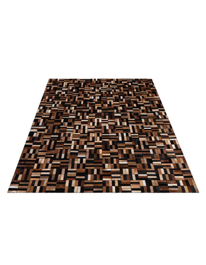 4' 11 x 7' 11 Cowhide - Patchwork Rug
