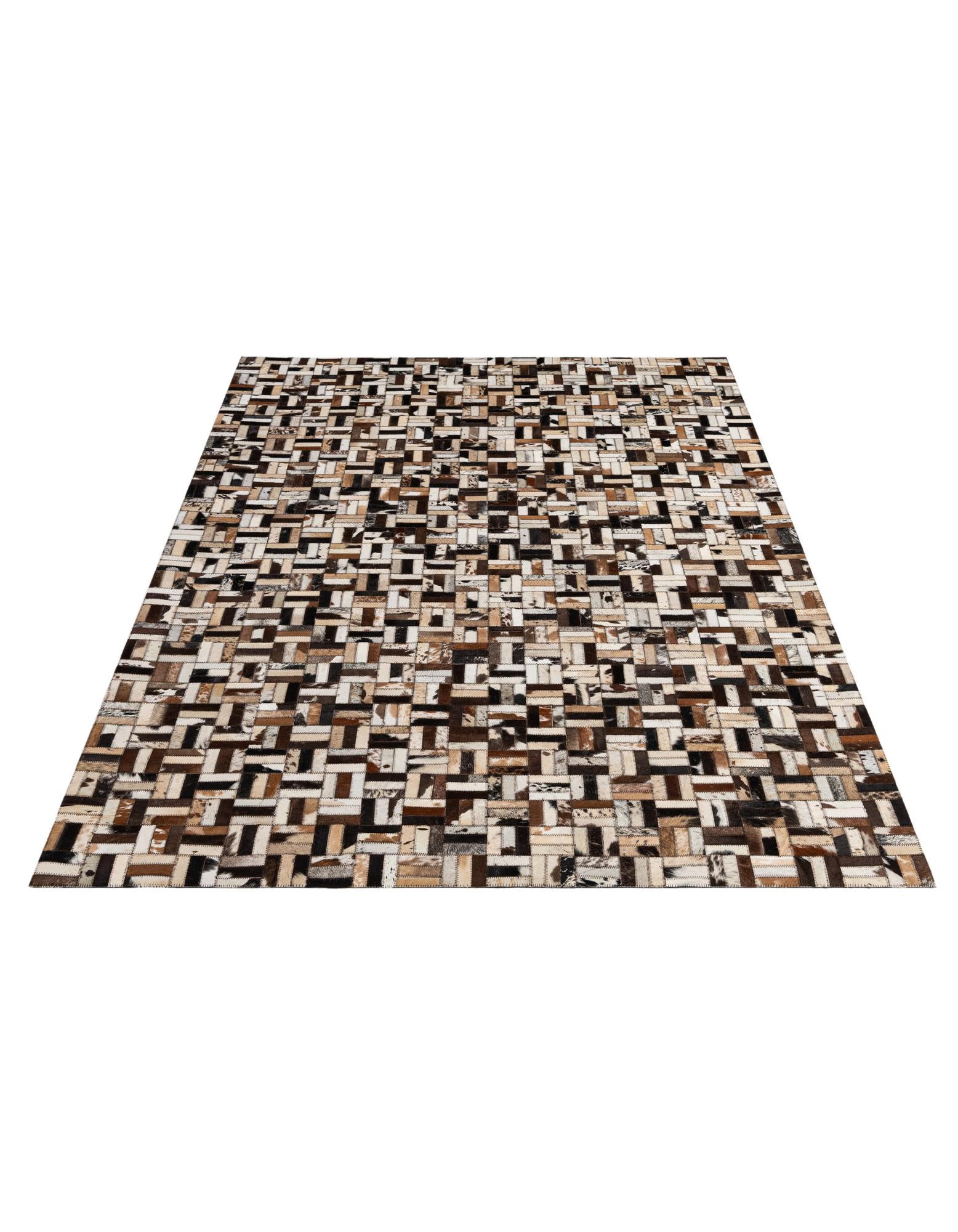 4' 11 x 7' 9 Cowhide - Patchwork Rug