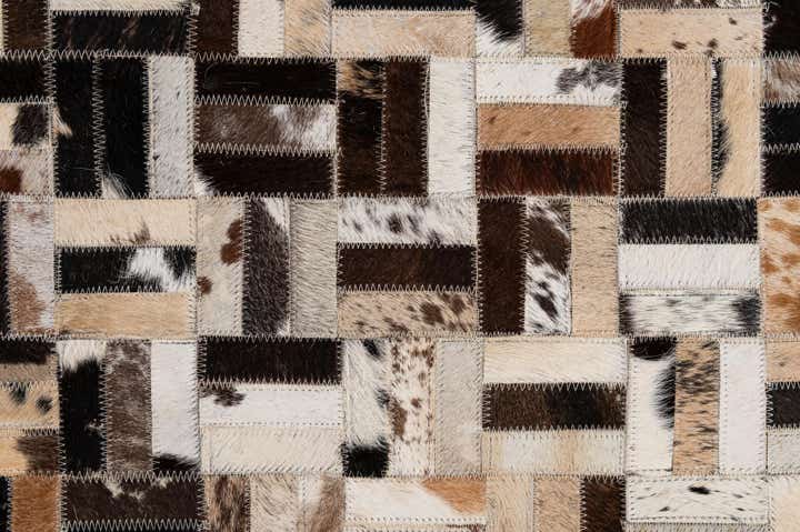5' x 8' Cowhide - Patchwork Rug