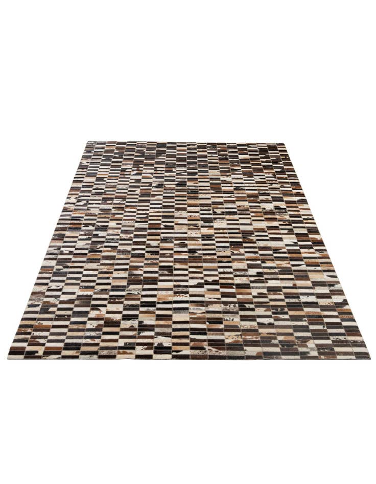 Detail image of 5' x 7' 11 Cowhide - Patchwork Rug