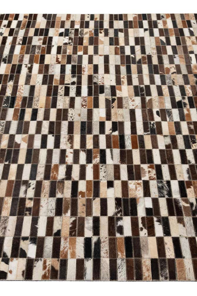 5' x 7' 11 Cowhide - Patchwork Rug
