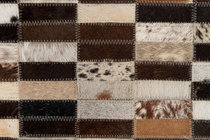 5' x 7' 11 Cowhide - Patchwork Rug