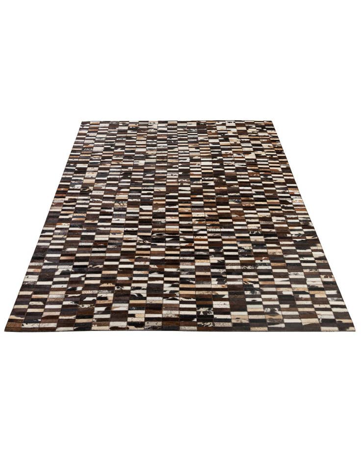 Detail image of 5' x 7' 11 Cowhide - Patchwork Rug