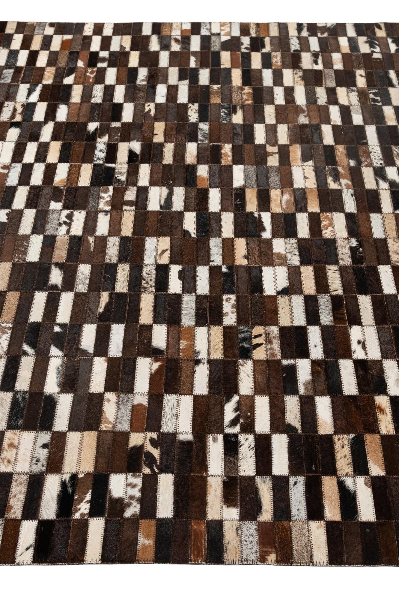 5' x 7' 11 Cowhide - Patchwork Rug