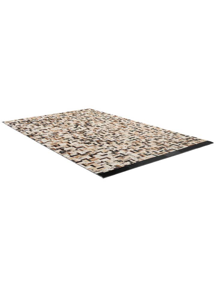 4' 11 x 7' 11 Cowhide - Patchwork Rug