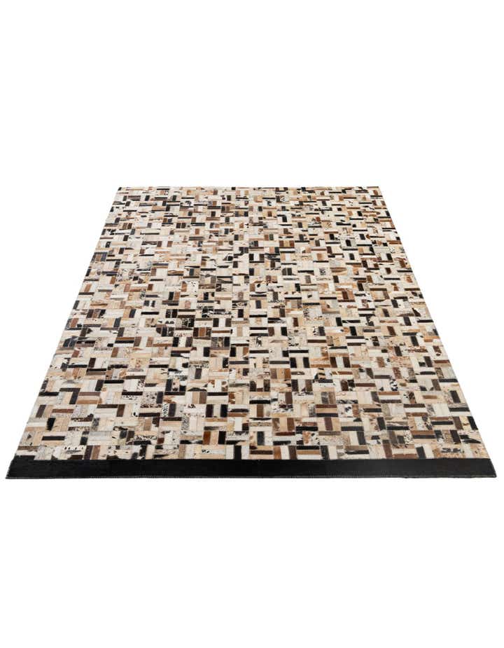 4' 11 x 7' 11 Cowhide - Patchwork Rug