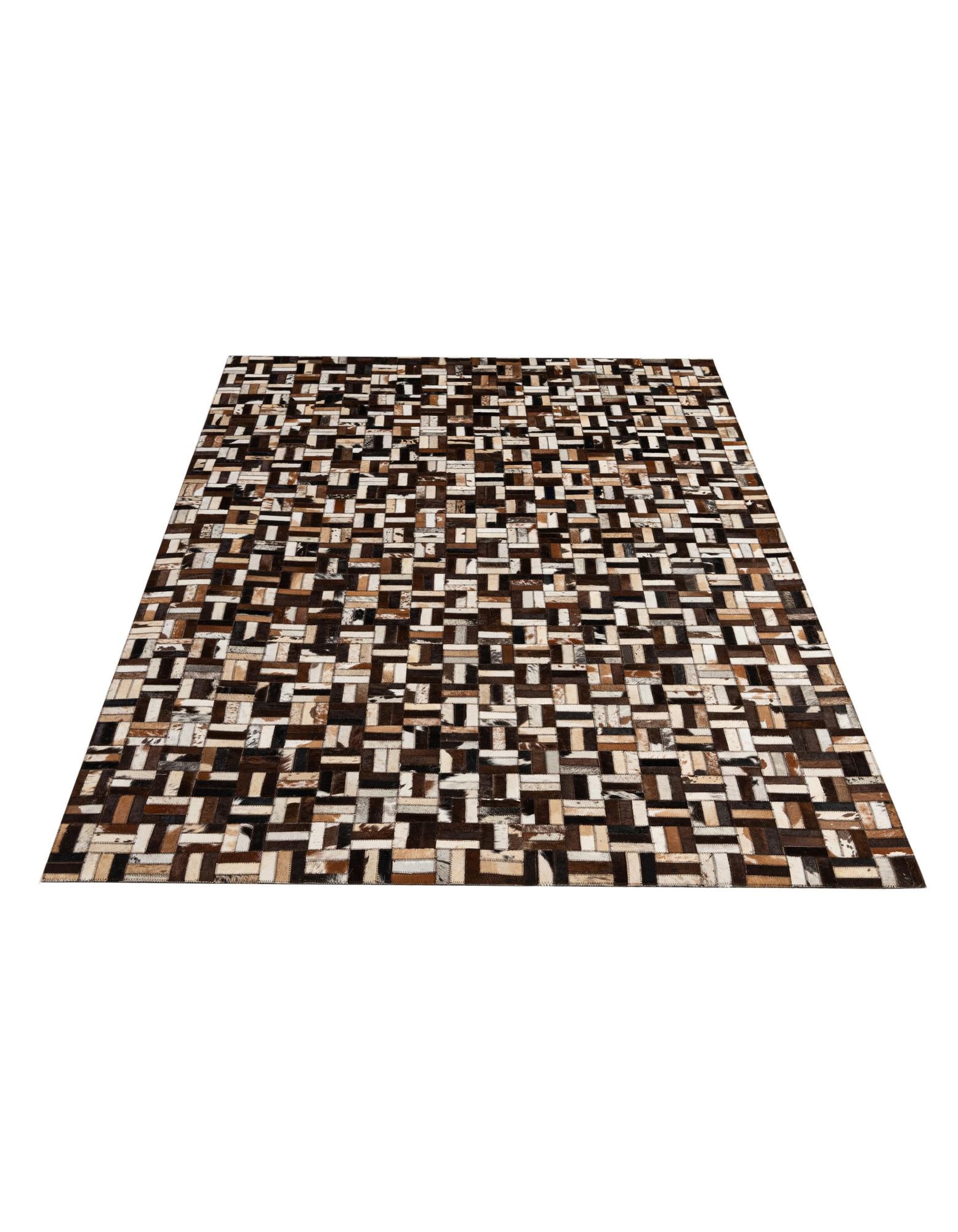 5' x 7' 10 Cowhide - Patchwork Rug
