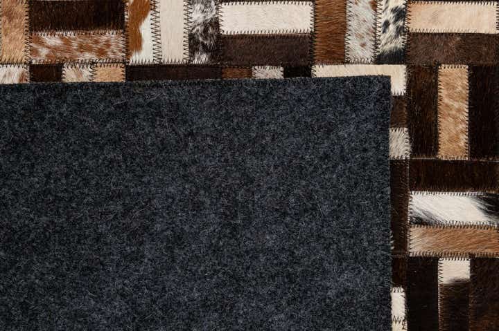 5' x 7' 10 Cowhide - Patchwork Rug