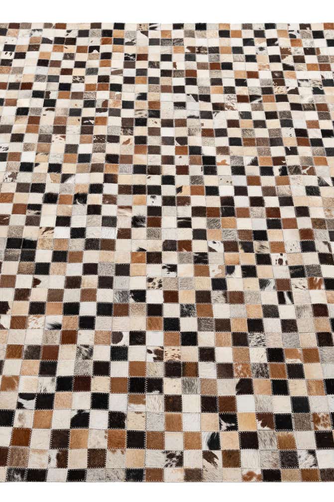 5' 1 x 7' 9 Cowhide - Patchwork Rug