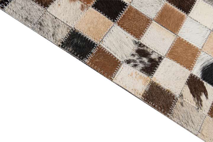 5' 1 x 7' 9 Cowhide - Patchwork Rug