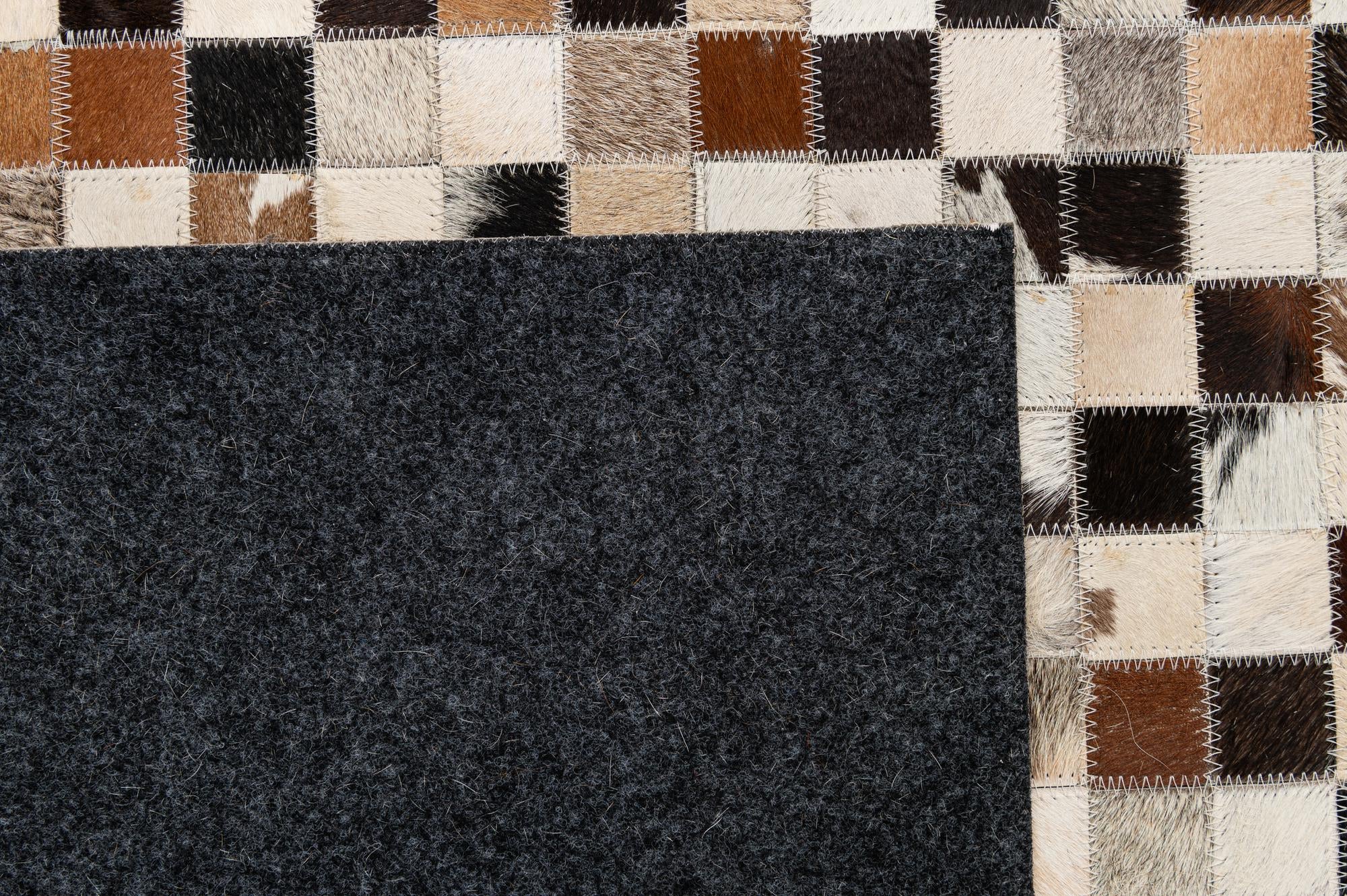 5' 1 x 7' 9 Cowhide - Patchwork Rug