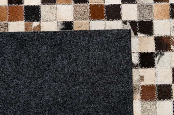 5' 1 x 7' 9 Cowhide - Patchwork Rug