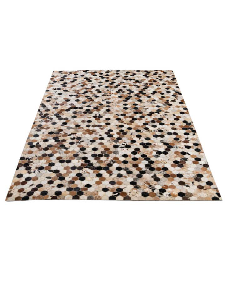 5' 1 x 7' 11 Cowhide - Patchwork Rug