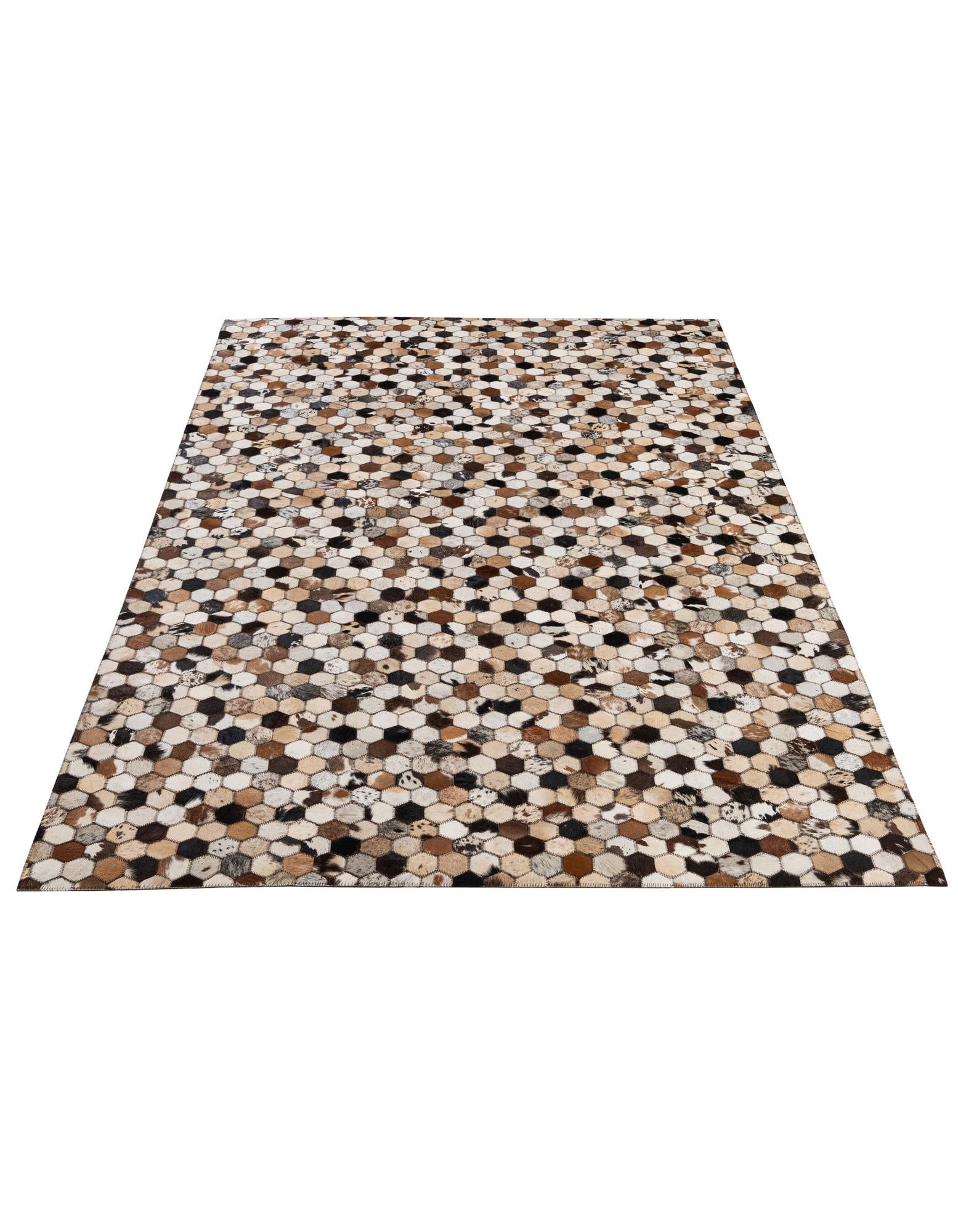 5' x 7' 11 Cowhide - Patchwork Rug