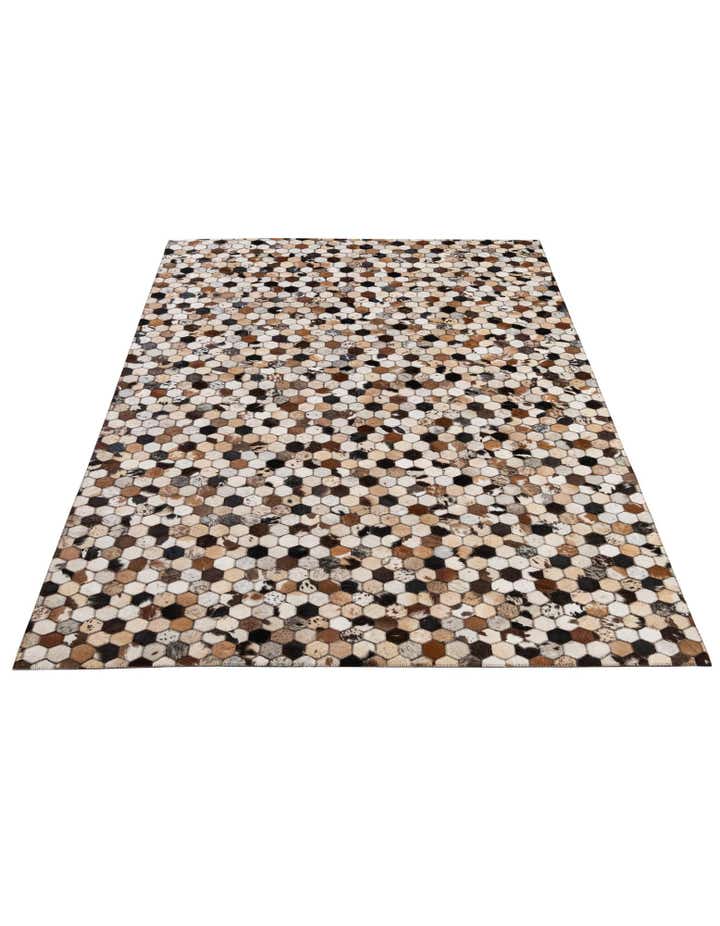 5' x 7' 11 Cowhide - Patchwork Rug
