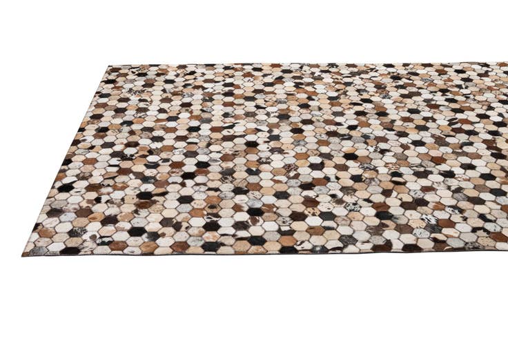 Detail image of 5' x 7' 11 Cowhide - Patchwork Rug