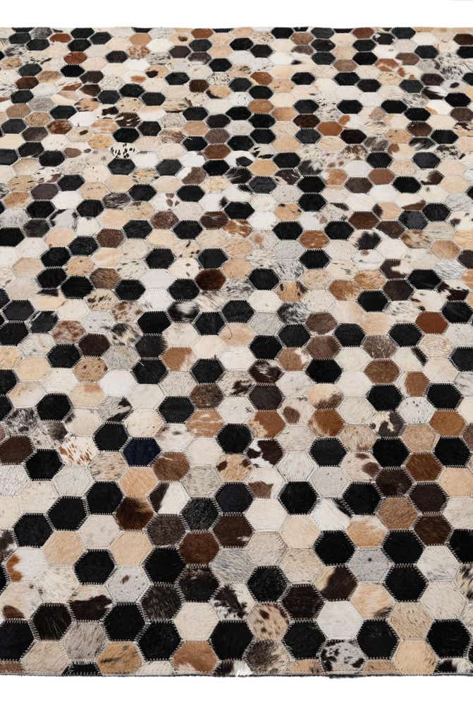 5' x 8' Cowhide - Patchwork Rug