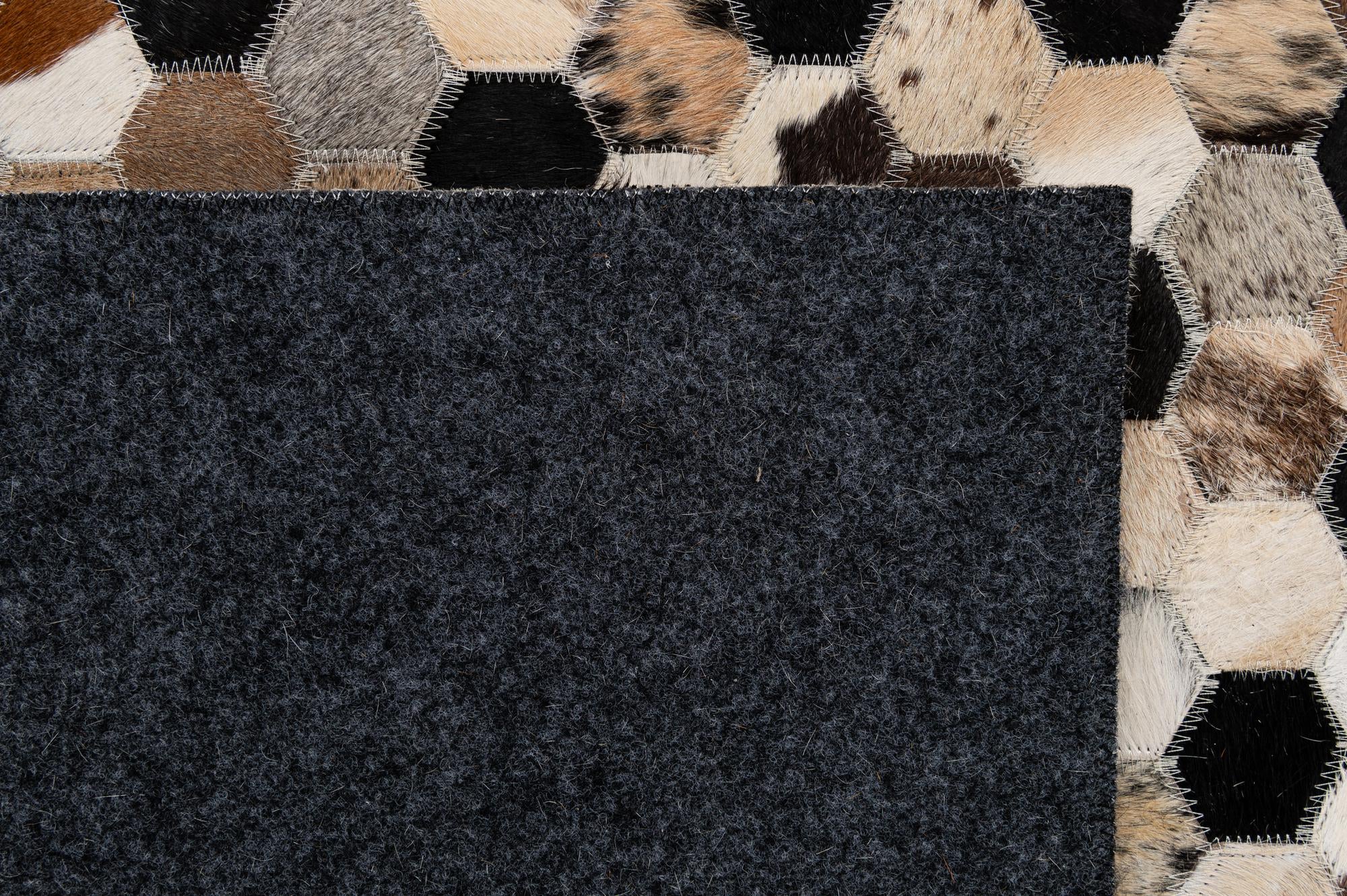 5' x 8' Cowhide - Patchwork Rug