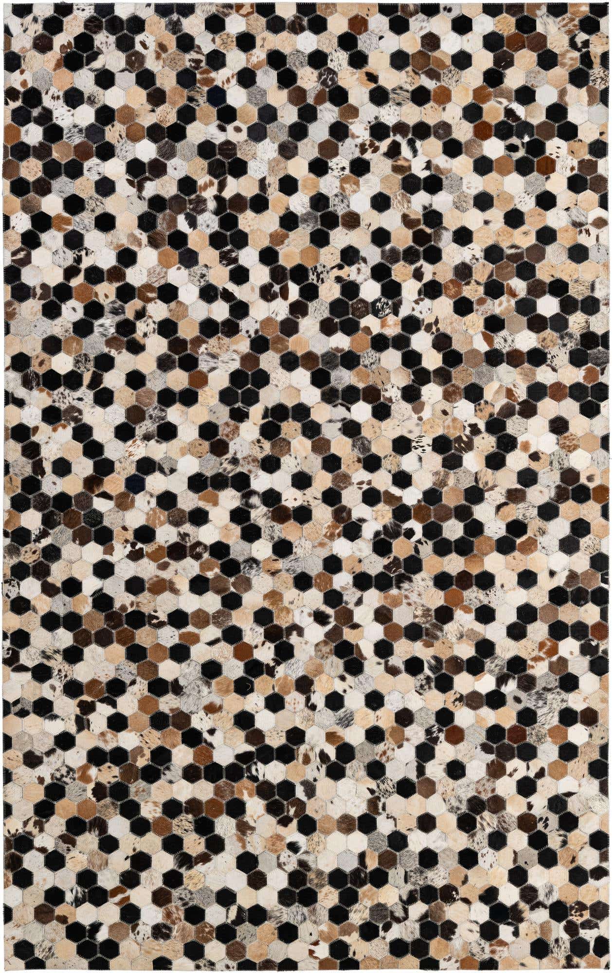 5' x 8' Cowhide - Patchwork Rug